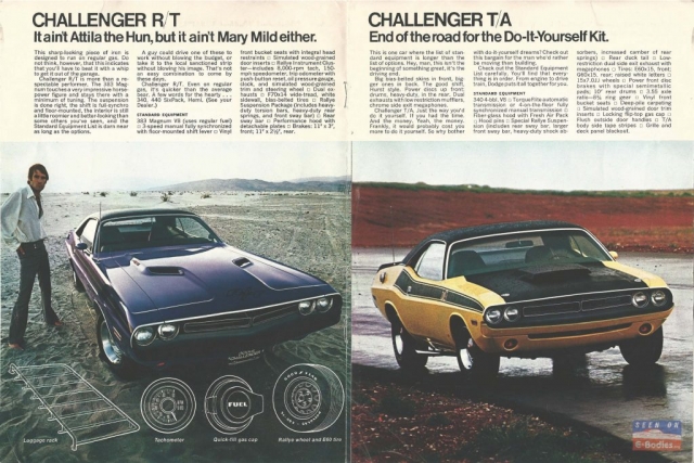 1971 Dodge Scat Pack Brochure – E-Bodies